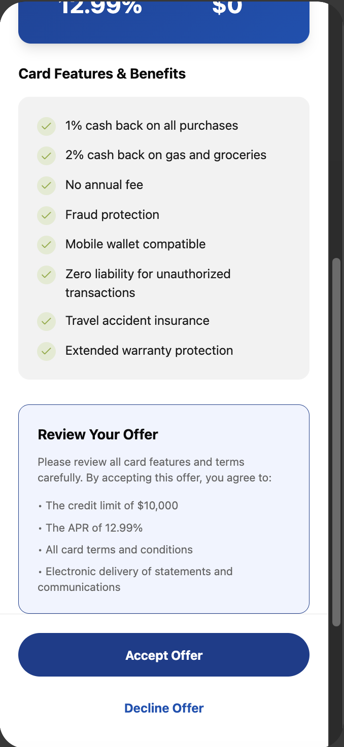 Card Features